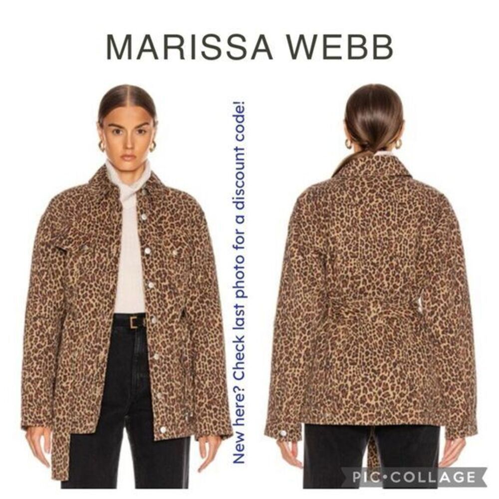 Marissa Webb | Women's‎ Ellery Print Anorak Jacket in Leopard, Size XS